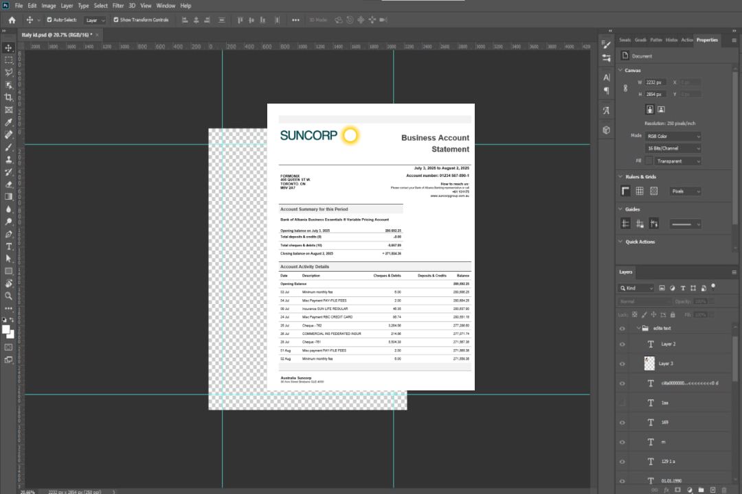 Déclaration d'entreprise Suncorp Format Word et PDF template